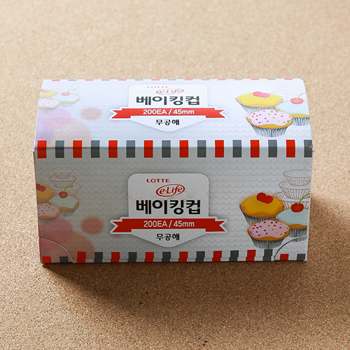 200p 롯데 은박 베이킹컵 실속형(6.5cm)